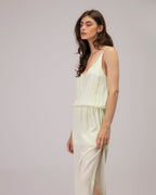Maeva Long Dress - Tender Green