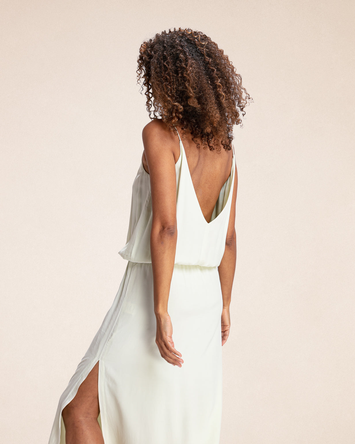 Maeva Long Dress - Tender Green