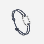 Bracelet Mât - Bleu Marine & Blanc