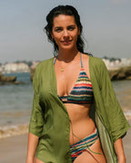 Guethary Ocean Stripe Triangle Top