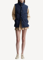 Maison Kitsune - Woolen Jiro Waistcoat - Dark Navy - Femme