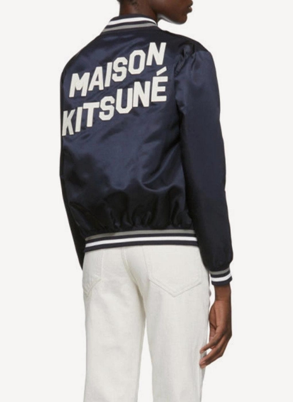 Maison Kitsune - Bicolor Teddy - Navy - Women