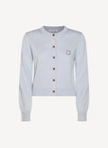 Maison Kitsune - Colorblock Cardigan - Azul Claro - Mujer
