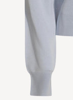 Maison Kitsune - Colorblock Cardigan - Azul Claro - Mujer