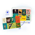 Box of 5 Kézaco Interactive Cards? (3+)