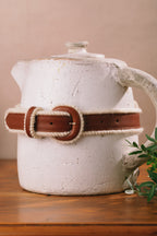 Malbane Belt - Auburn/Ecru