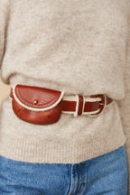 Malbane Belt - Auburn/Ecru