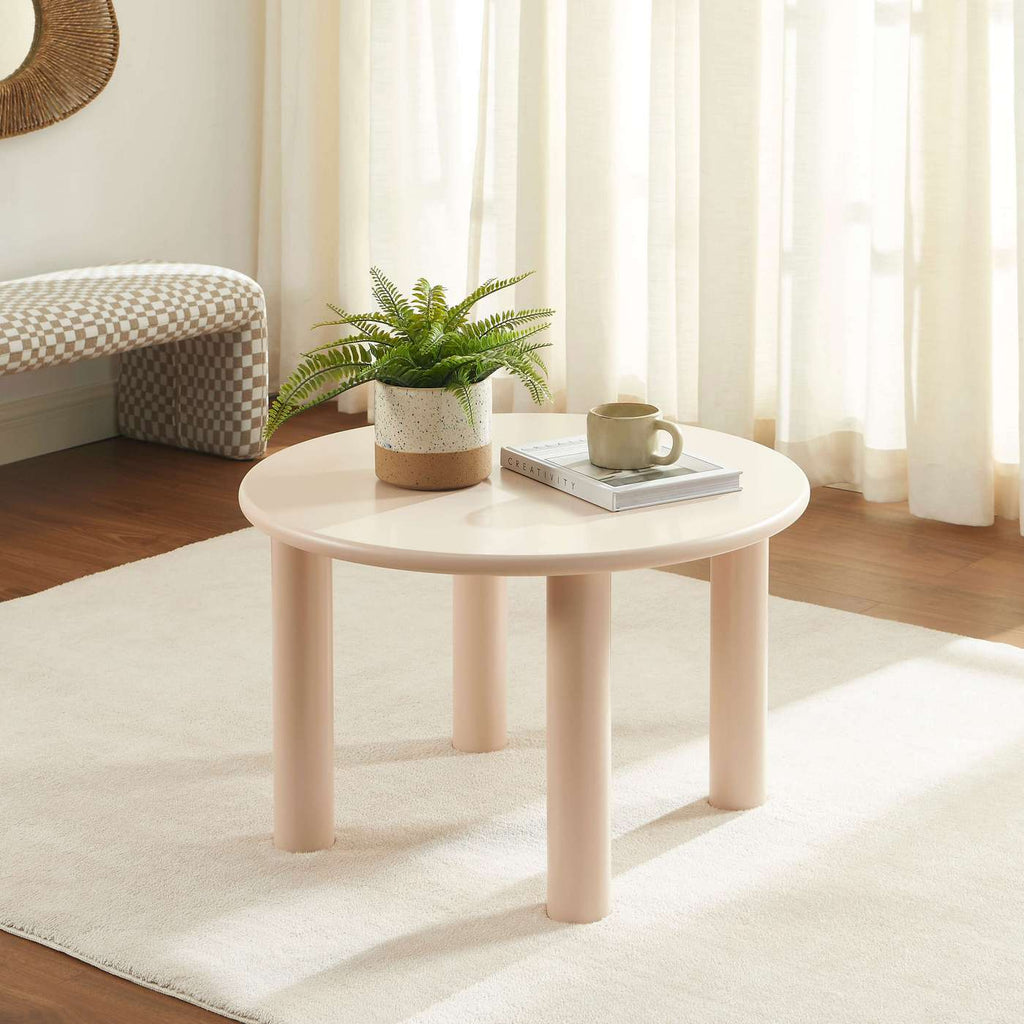 Mara - Table Basse - Effet Laqué - Beige