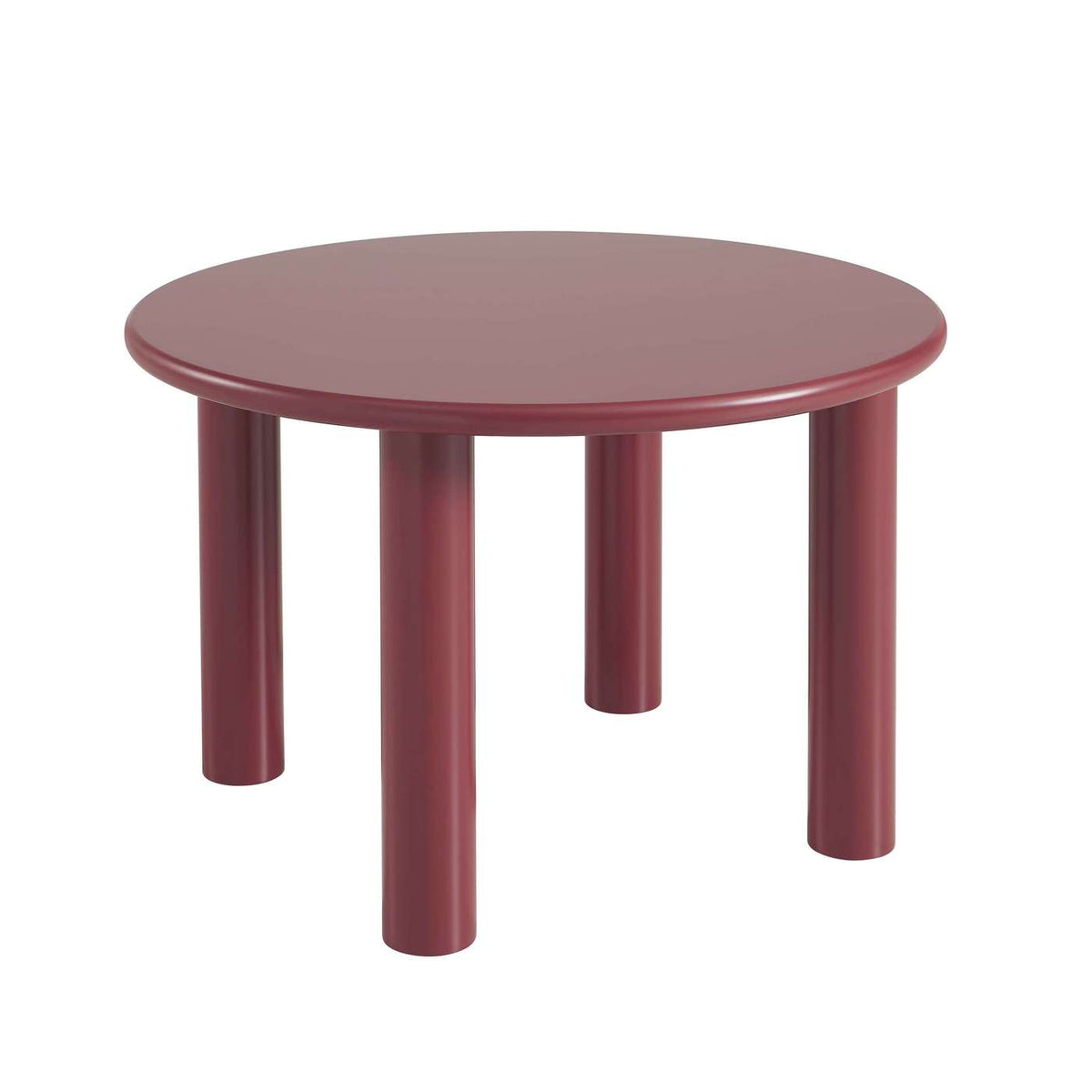 Mara - Table Basse - Effet Laqué - Bordeaux
