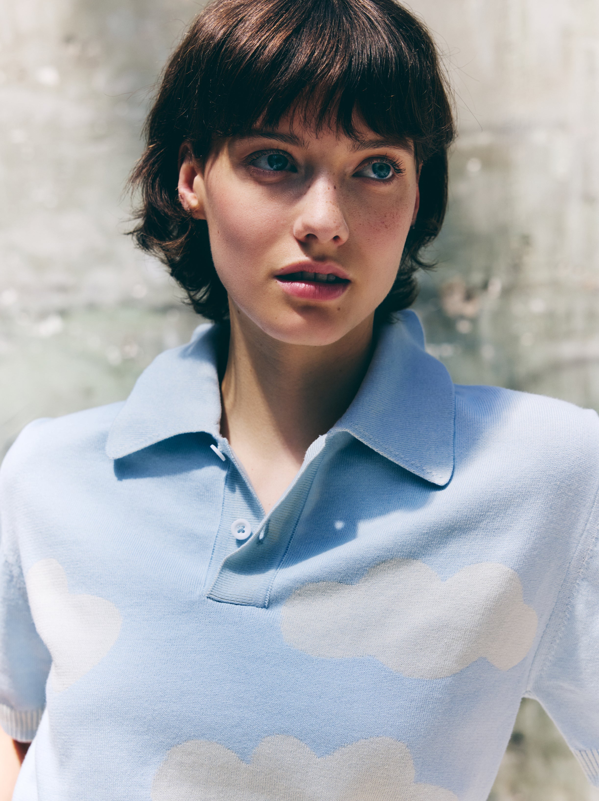 Unisex Polo Shirt Clouds Sky