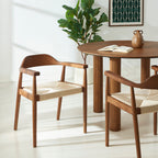 Martie - Chairs - Walnut And Rope
