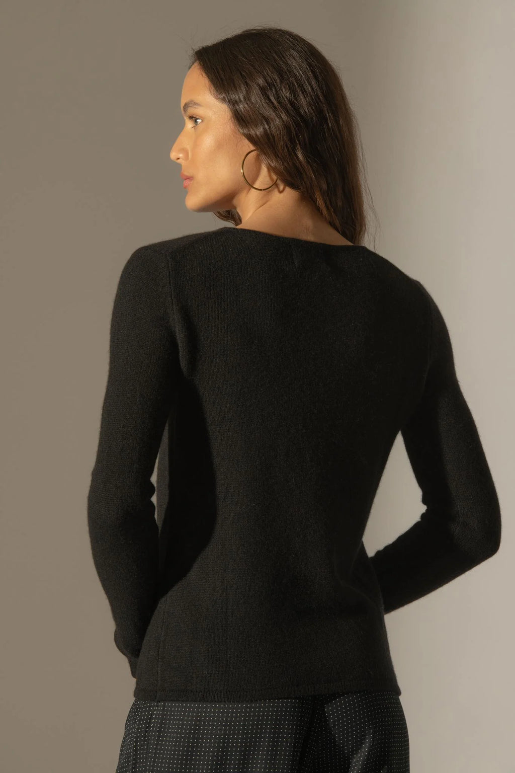 Pull Col Rond 4Fils Marya - Noir