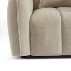Matilda - Armchair - Chenille Fabric - Beige