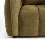 Matilda - Fauteuil - Tissu Chenille - Vert