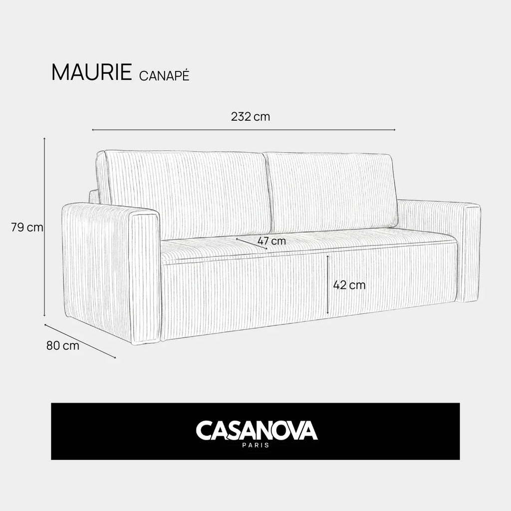 Maurie - Canapé Droit