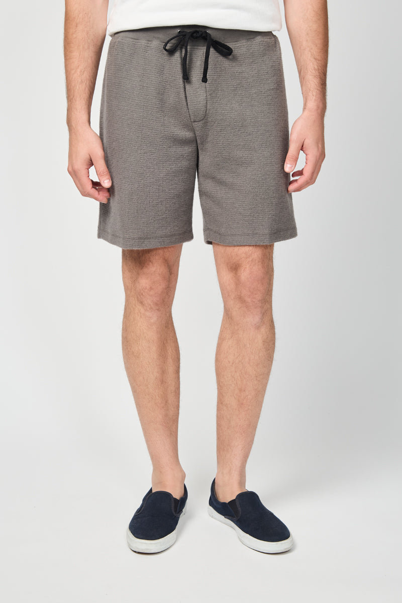 Short Térmico Cepillado - Gris Mapache - Hombre