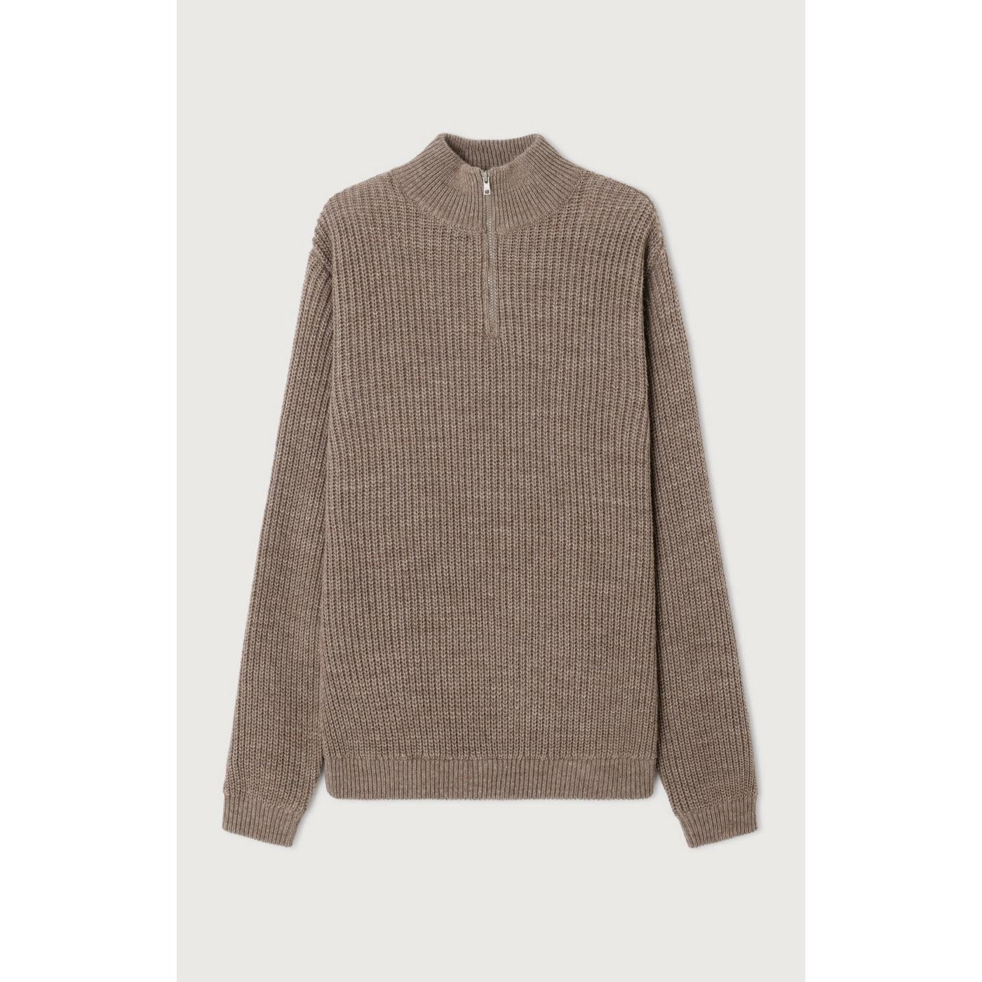 Pull Col Camionneur - Taupe Chine - Homme