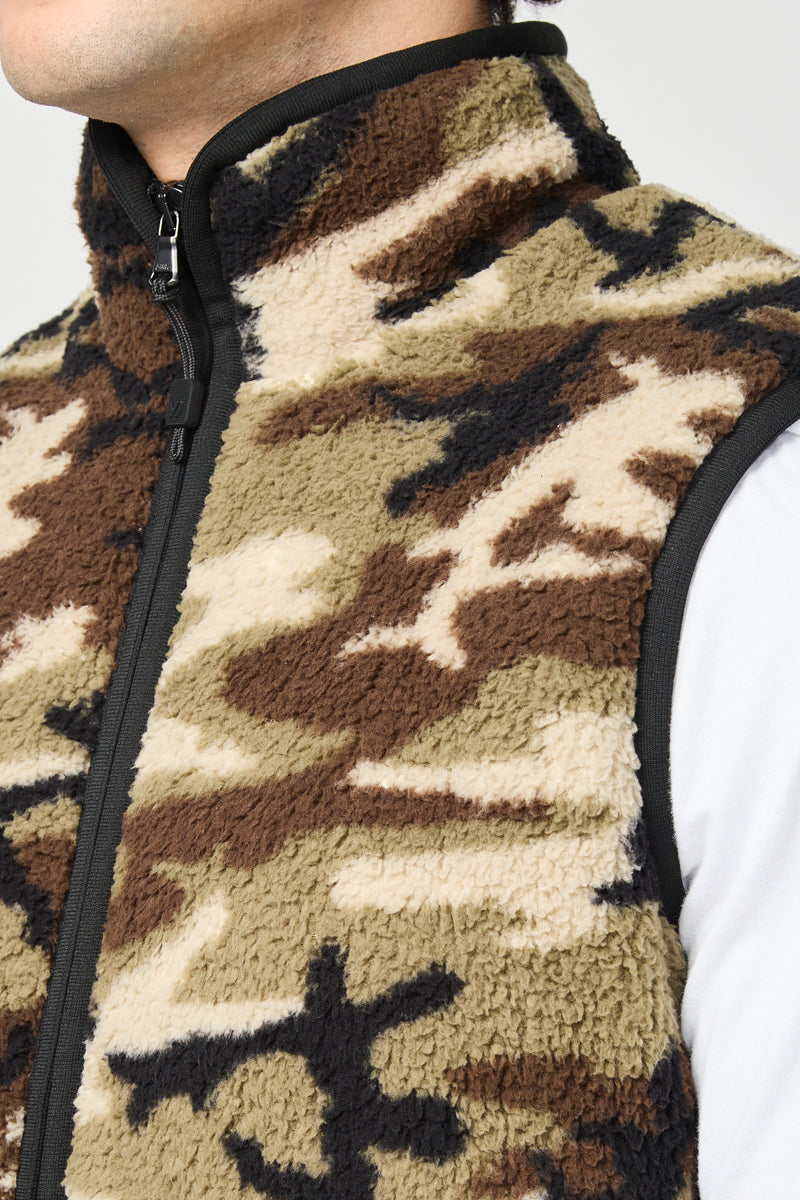 Sherpa Camouflage Sport Vest - Moss Camo - Men