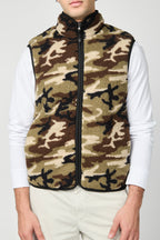 Sherpa Camouflage Sport Vest - Moss Camo - Men