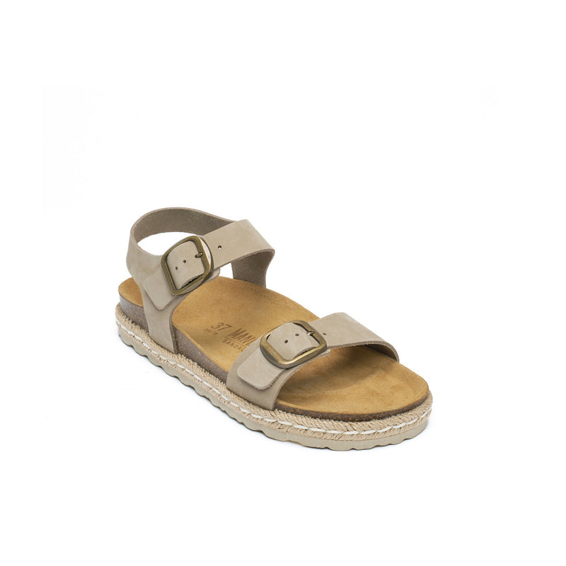 Ines Taupe Nubuck Sandals - Women