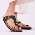 Blanca Flip-Flops - Black - Women