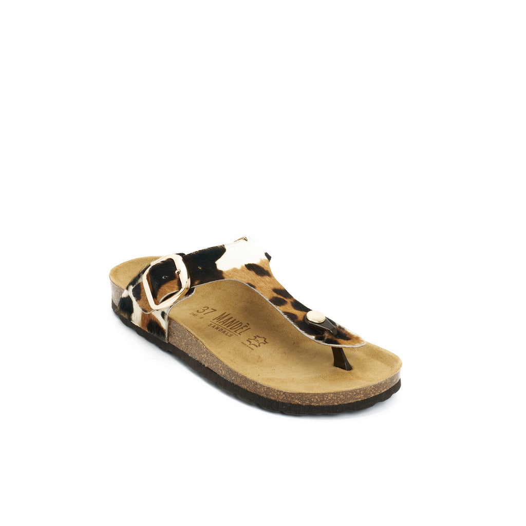 Chanclas Blanca - Marrón - Mujer