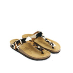 Chanclas Blanca - Marrón - Mujer