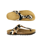 Chanclas Blanca - Marrón - Mujer
