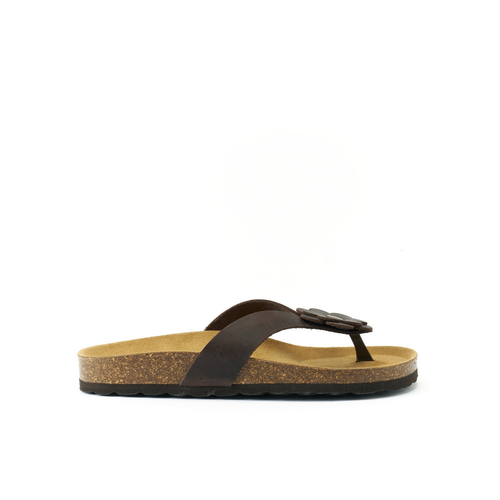 Chanclas Lene - Marrón oscuro - Mujer