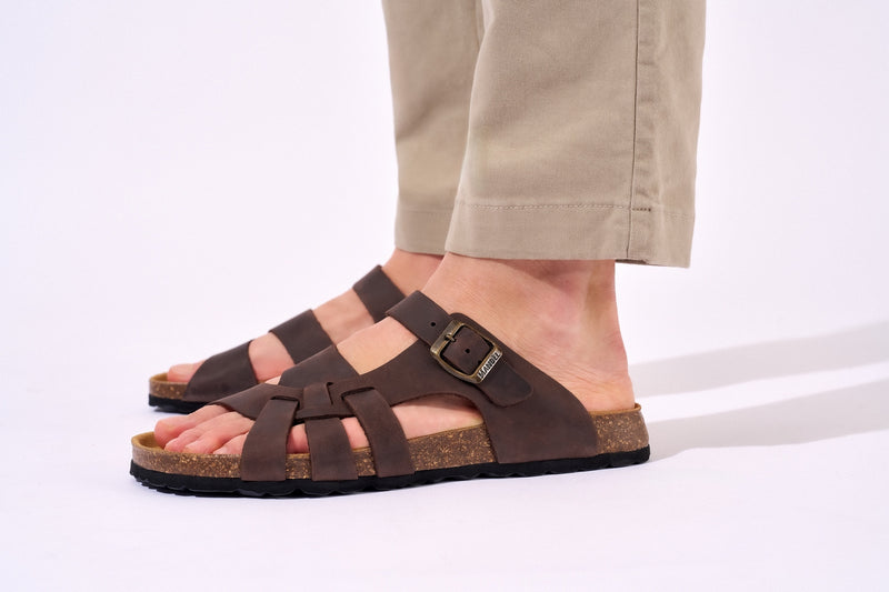 Alvaro Sandals - Dark Brown - Men
