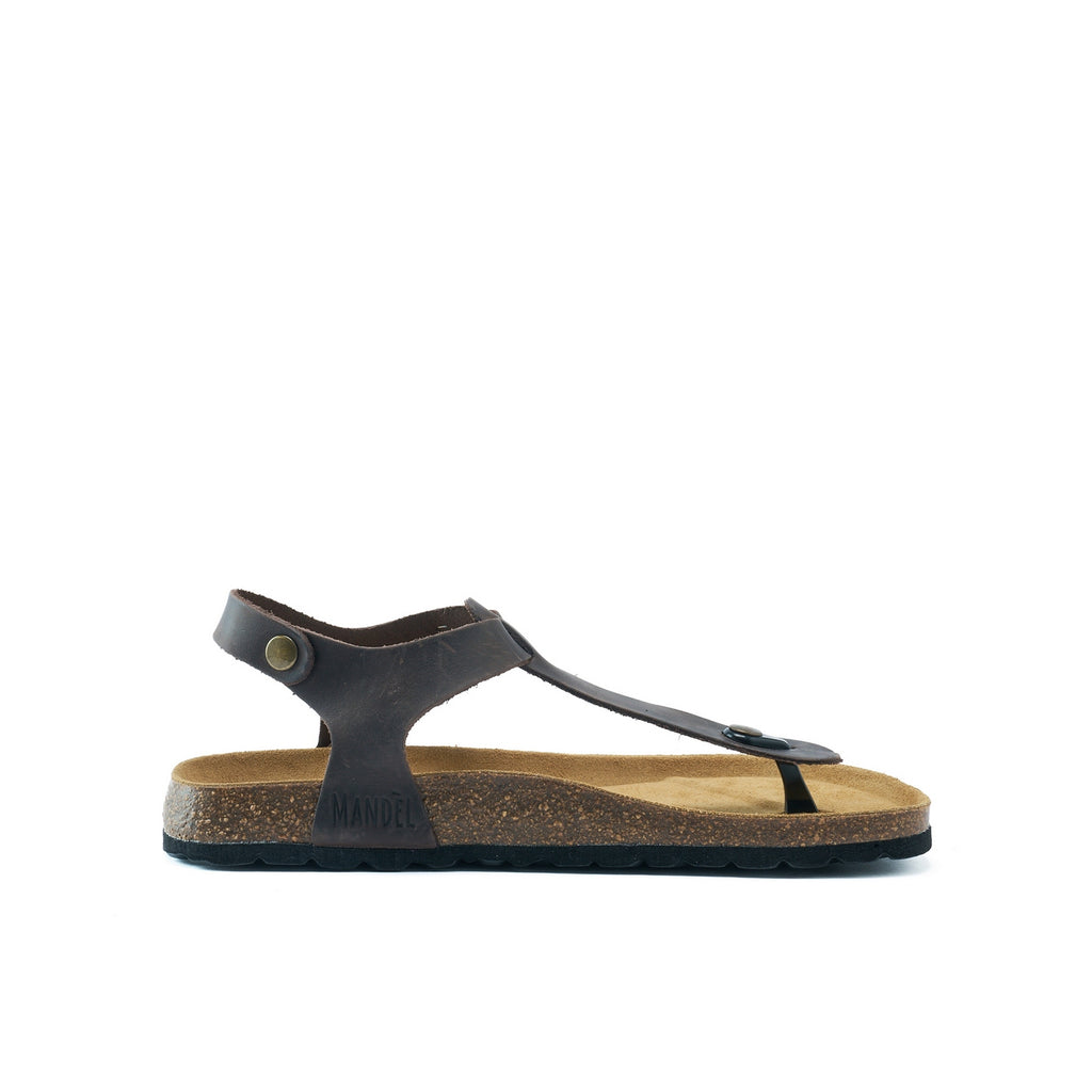 Flip-flops Leon - Dark Brown - Herr