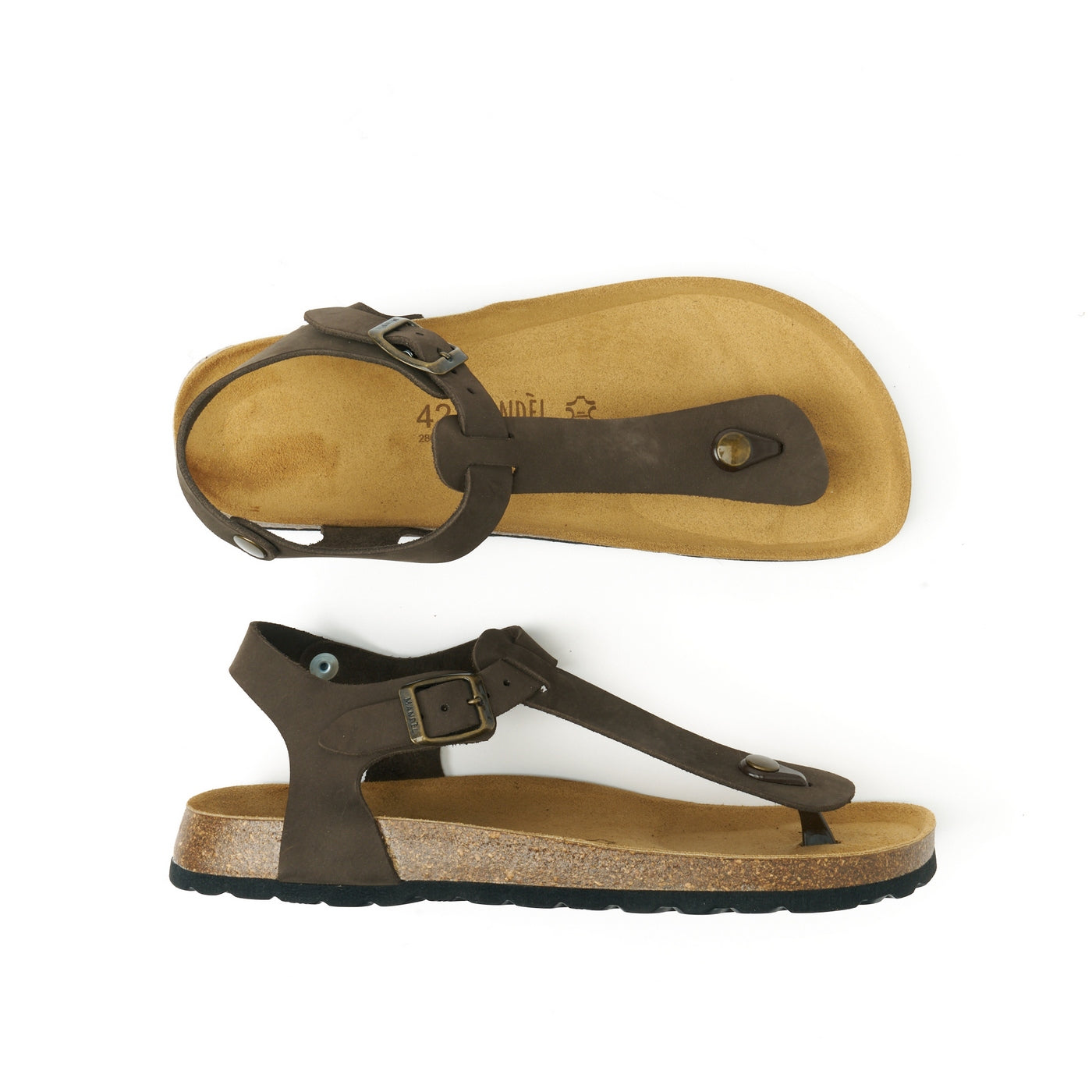 Chanclas Leon - Marrón oscuro - Hombre