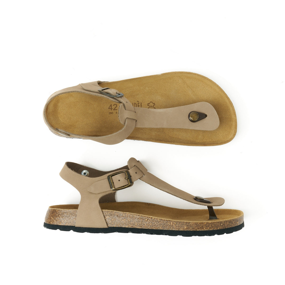 Leon Flip-Flops - Brown - Men