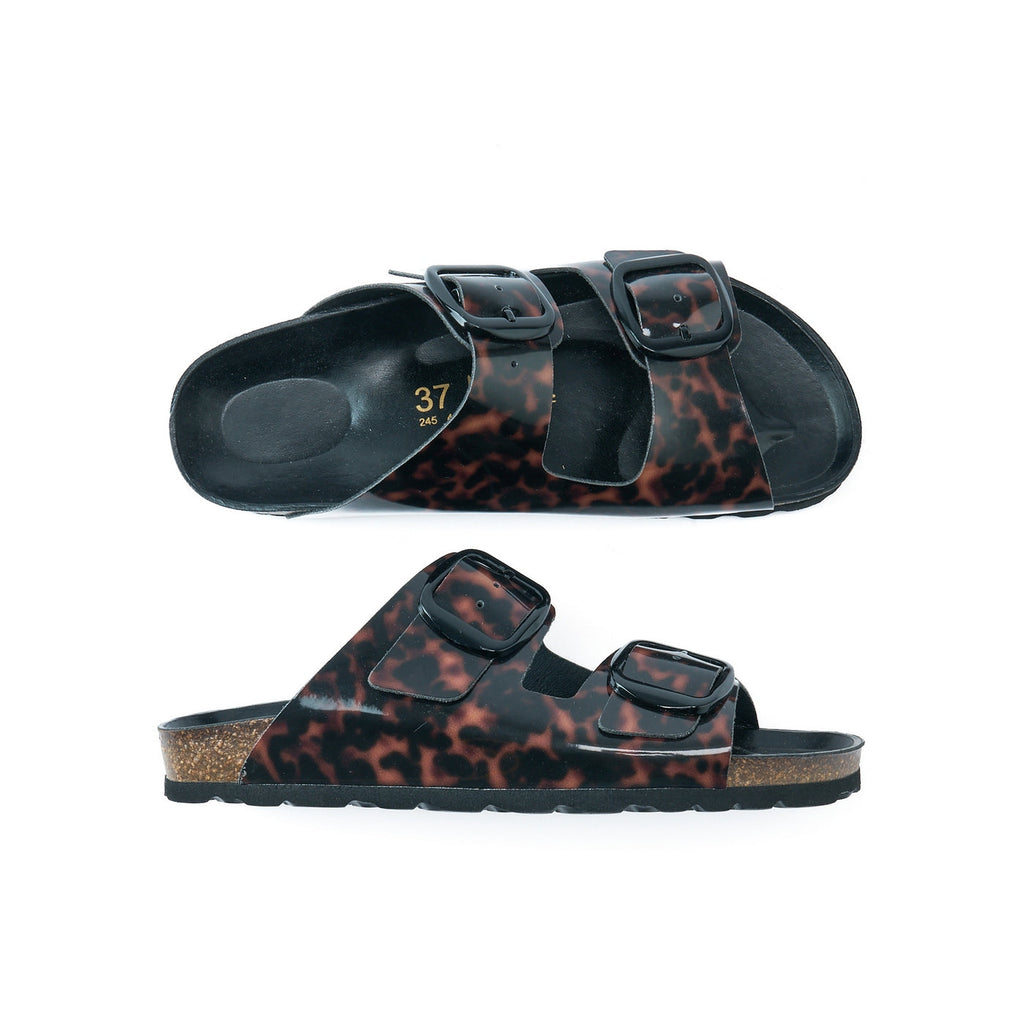 Alberto Big Buckle Tortoiseshell - Mujer