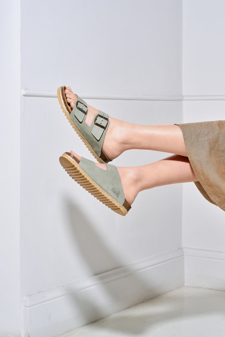 Sandalias Alberto - Verde - Mujer