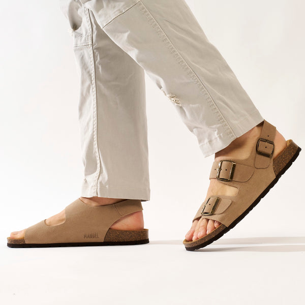 Carlos Sandals - Taupe - Men