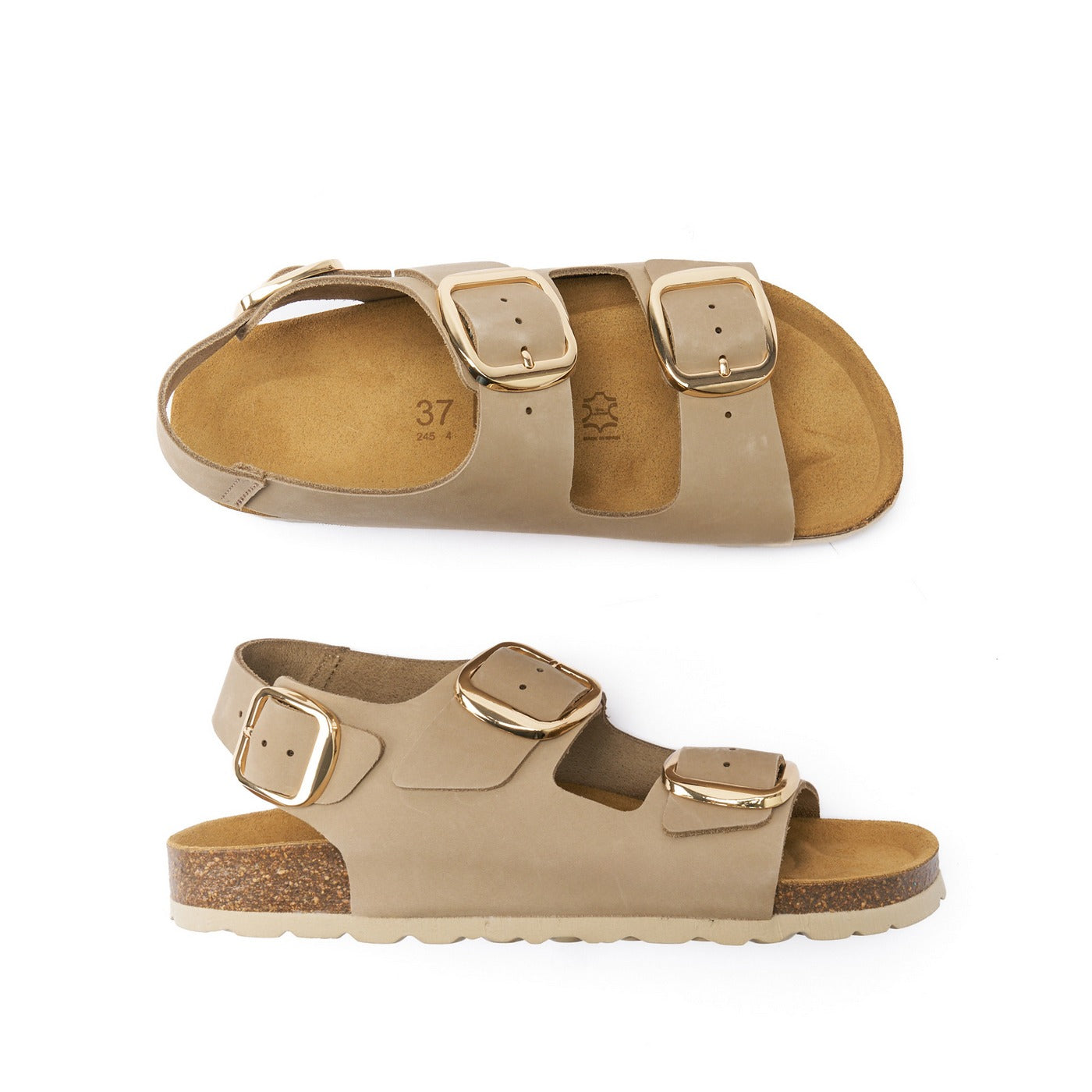 Sandalias Carlos - Taupe - Mujer
