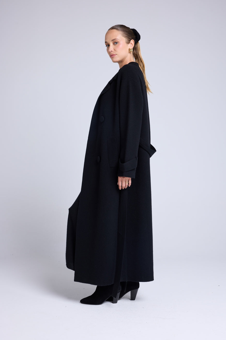 Manteau Trench Meilna - Noir - Femme