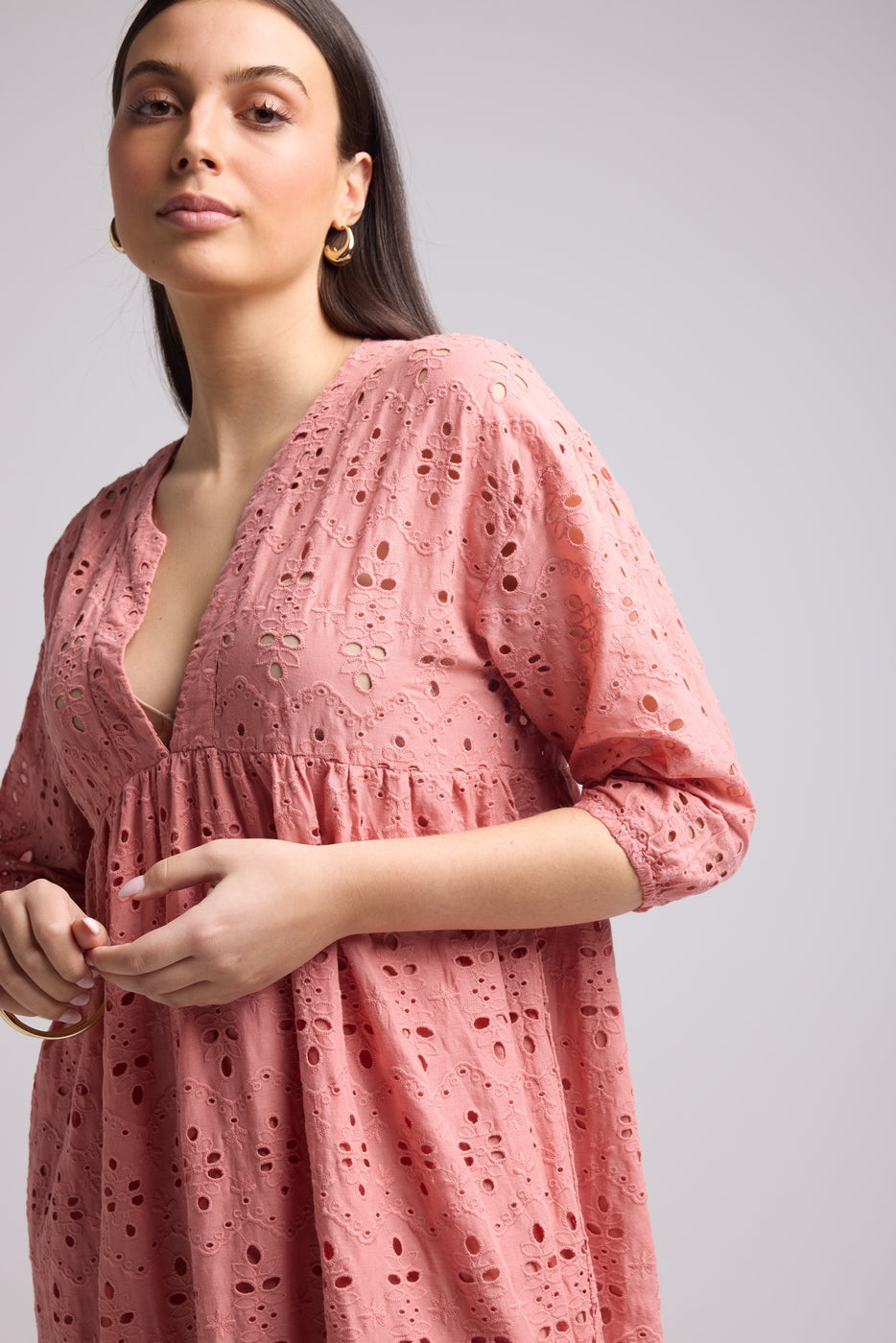 Vestido Largo - Melba - Rosa