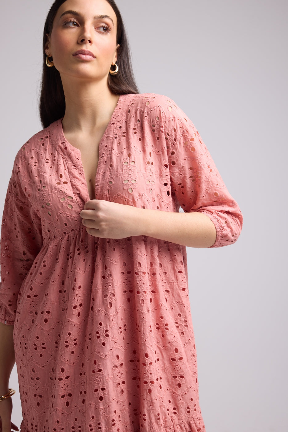 Vestido Largo - Melba - Rosa
