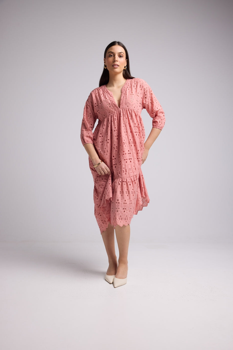 Vestido Largo - Melba - Rosa