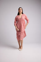 Vestido Largo - Melba - Rosa