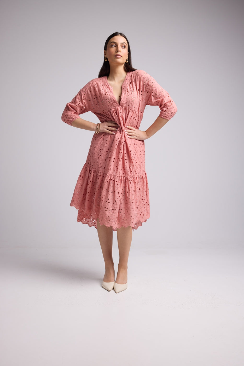 Vestido Largo - Melba - Rosa
