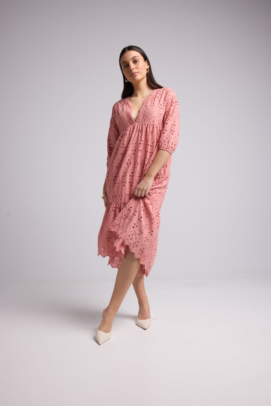 Vestido Largo - Melba - Rosa