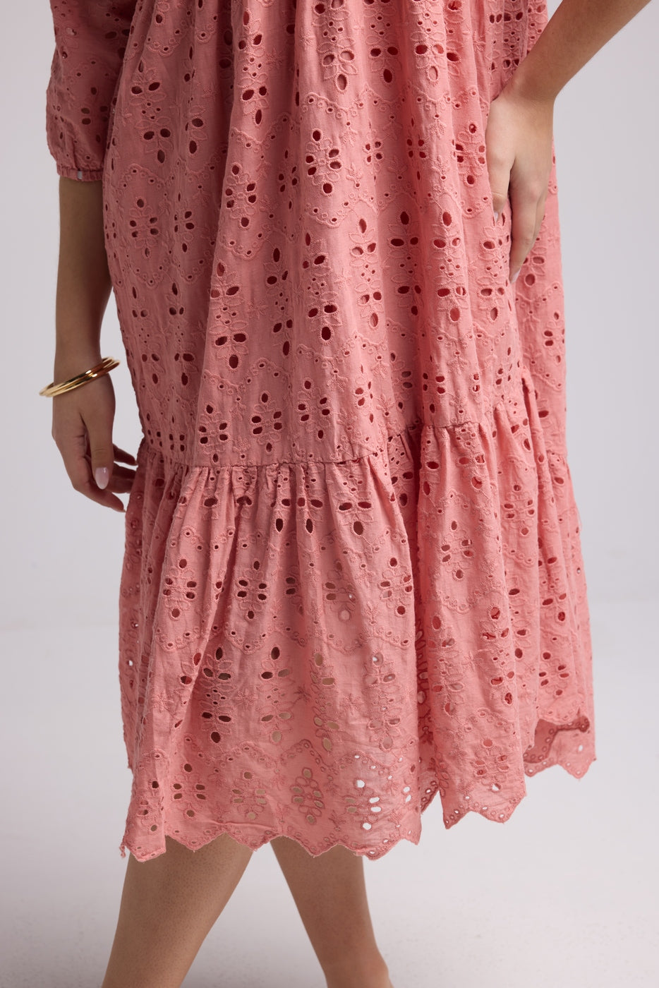 Vestido Largo - Melba - Rosa