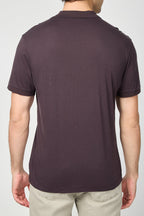 Elevated Lotus Jsy Polo - Fig - Men