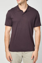 Elevated Lotus Jsy Polo - Fig - Men