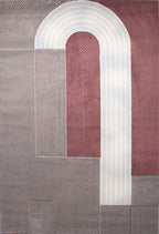 Memphis - Tapis D'Intérieur - Polypropylène - Rouge