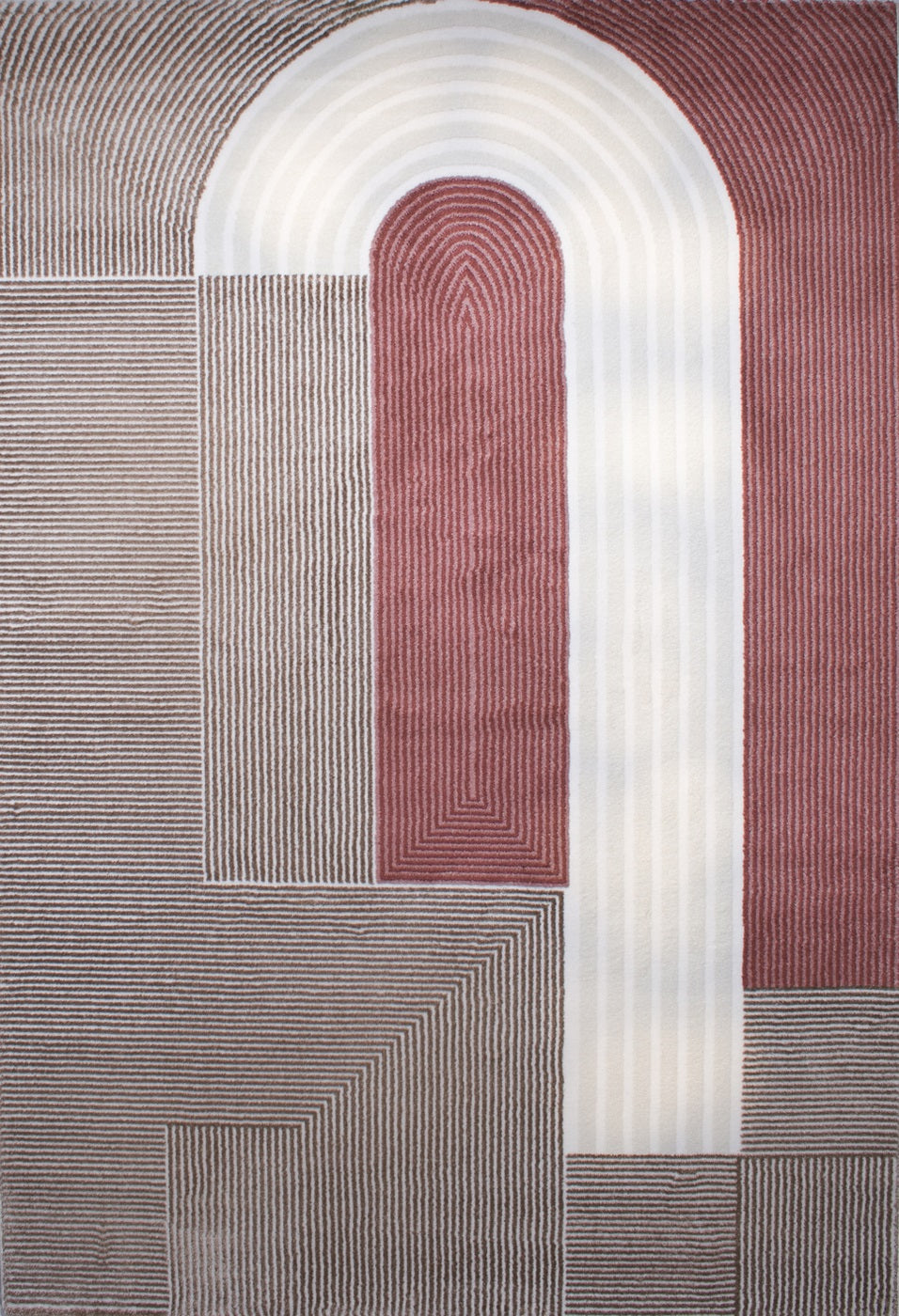 Memphis - Tapis D'Intérieur - Polypropylène - Rouge