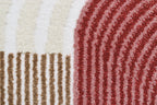 Memphis - Tapis D'Intérieur - Polypropylène - Rouge